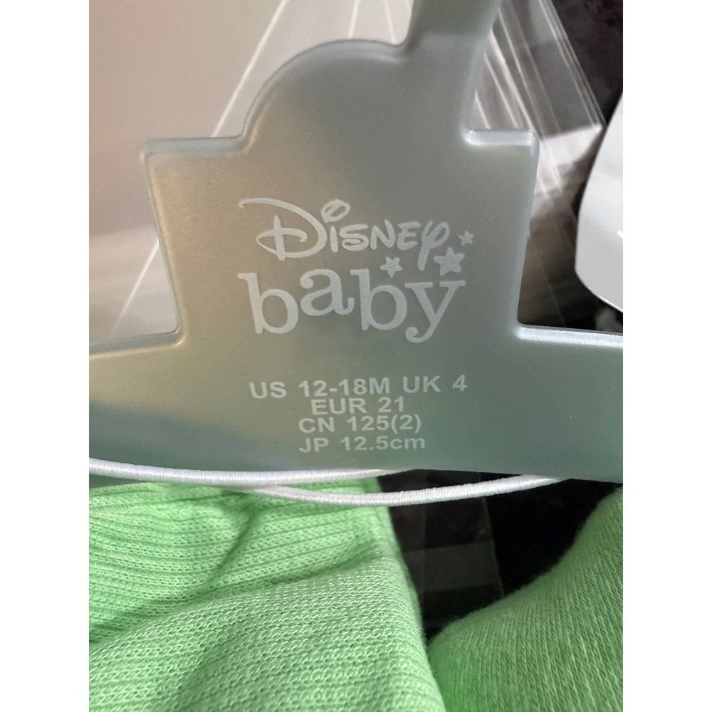 Disney Baby Star Wars Grogu Baby‎ Yoda Green Bootie Slippers 12-18M NWT